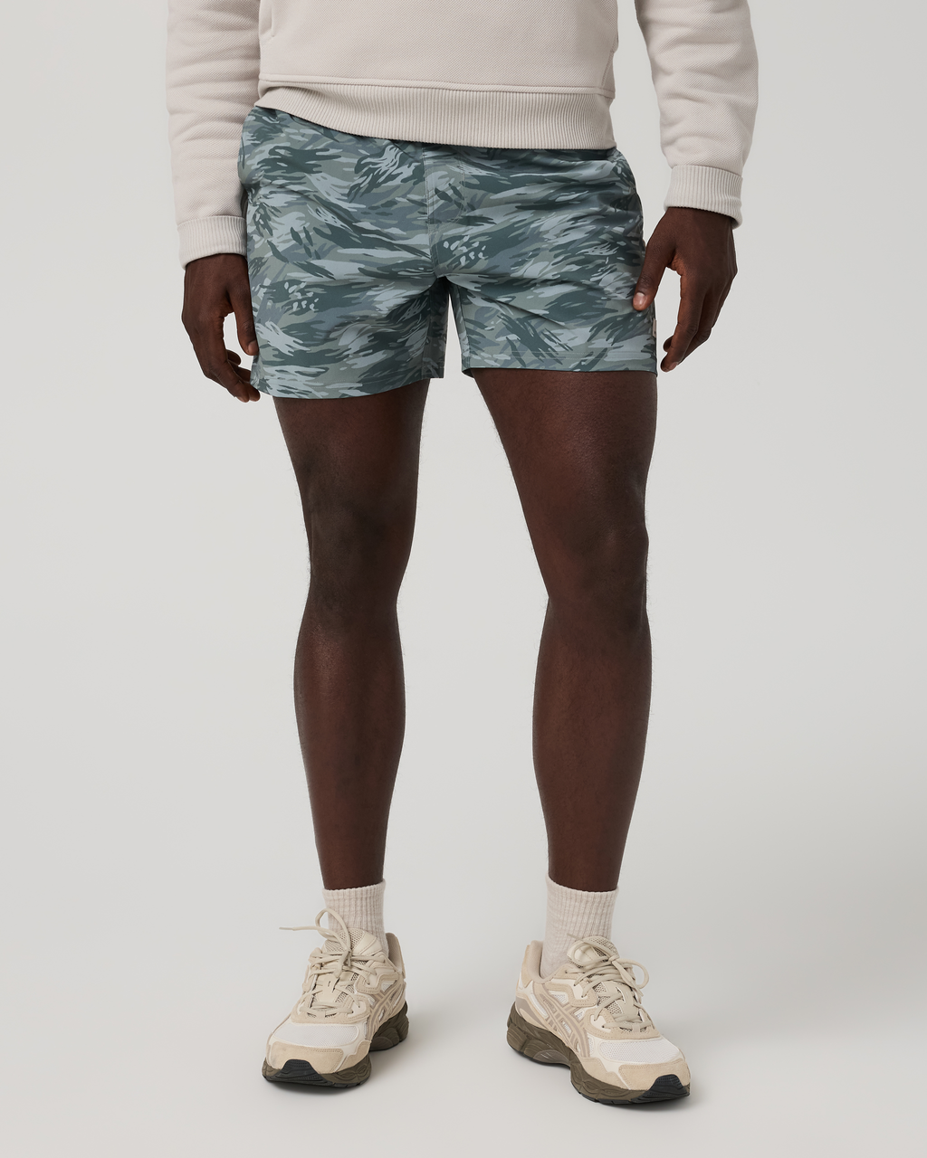 Banks Session Short Unlined 5" | Misty Blue Riptide Camo