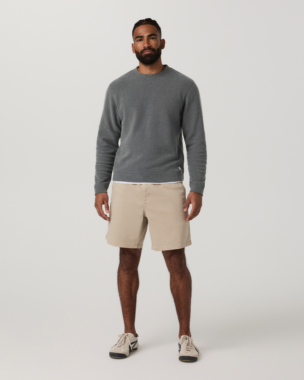 Benton Twill Elastic Waist Short 8" | Ink