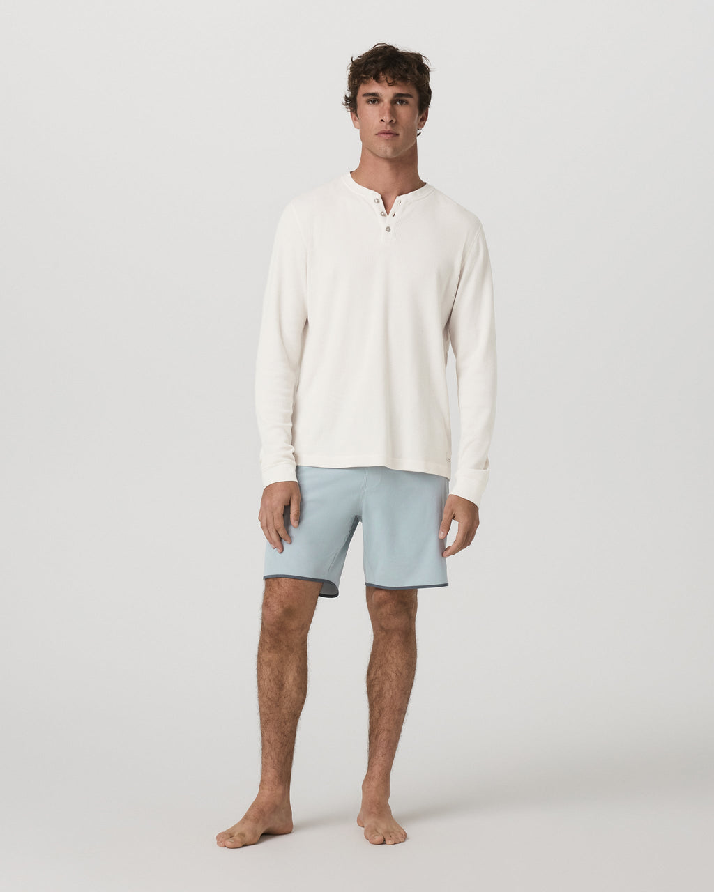 Cruise Boardshort 7" | Blue Haze Linen Texture