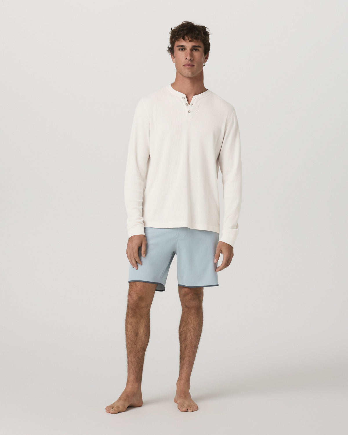 Cruise Boardshort 7" | Blue Haze Linen Texture