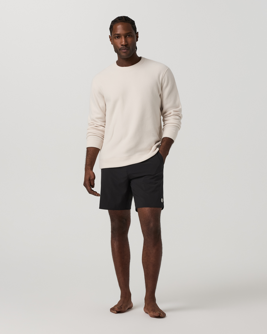 Cruise Boardshort 5" | Mauve Linen Texture