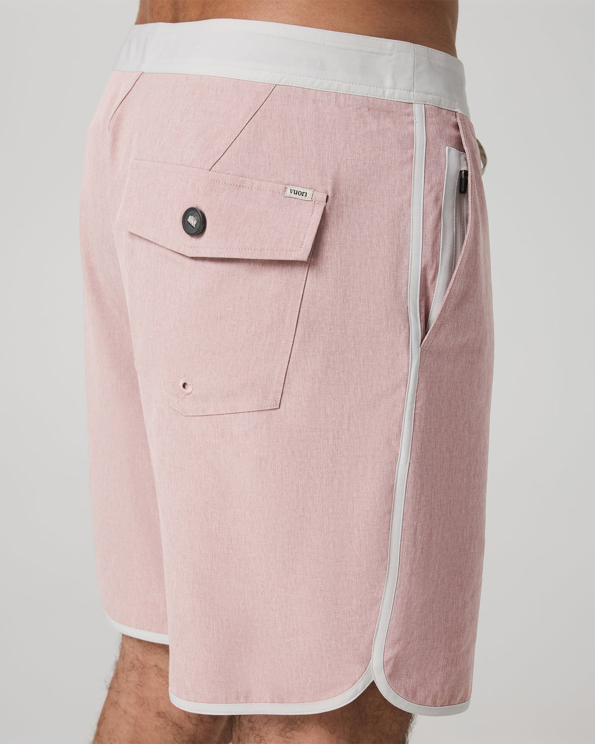 Cruise Boardshort 7" | Mauve Linen Texture