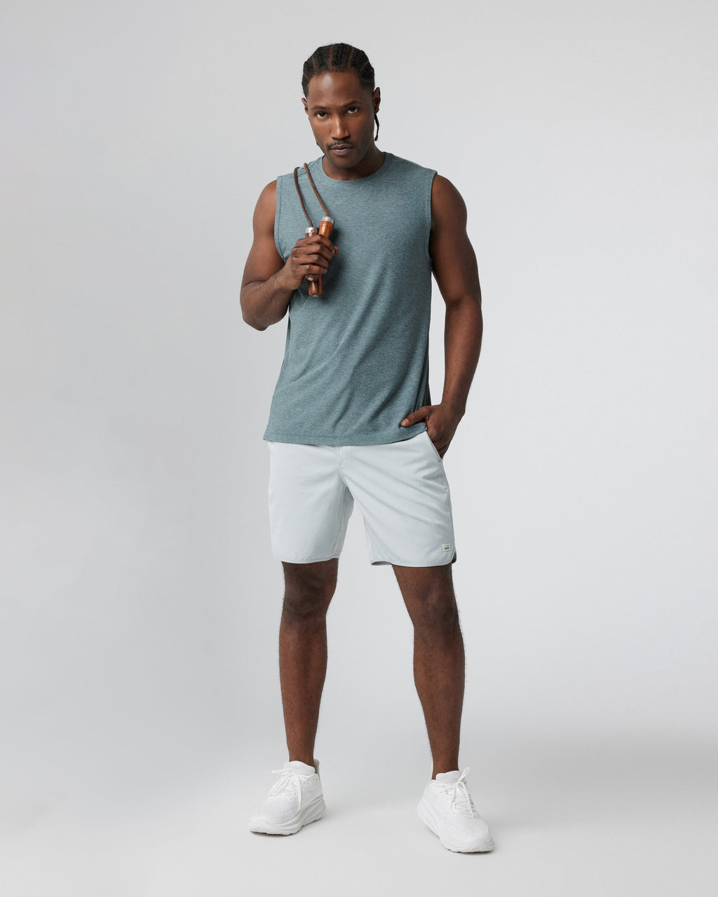 Banks Short Unlined 7" | Agate Green Mirage