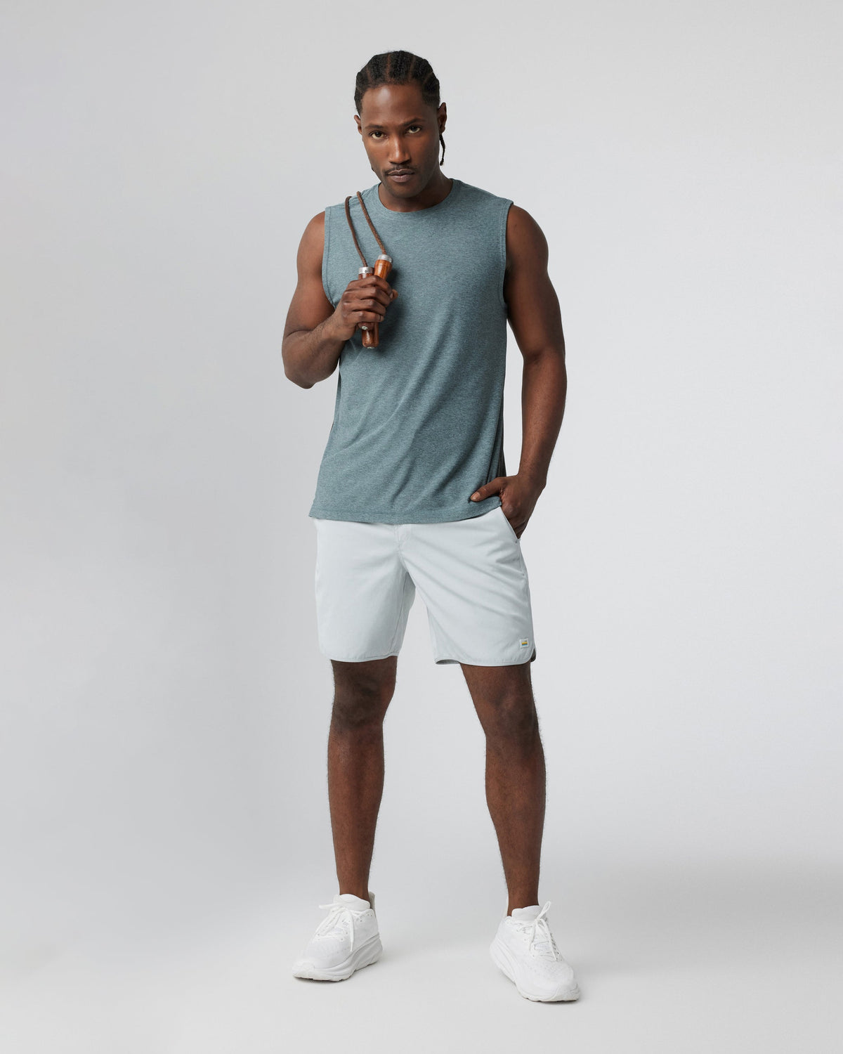 Banks Short Unlined 7" | Agate Green Mirage