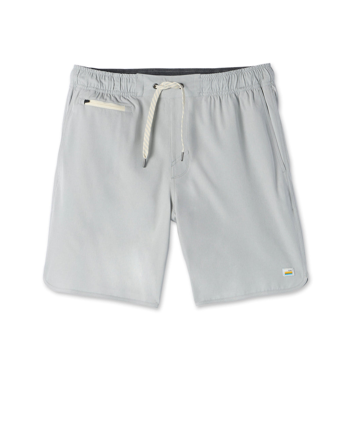Banks Short Unlined 7" | Sky Grey Linen Texture
