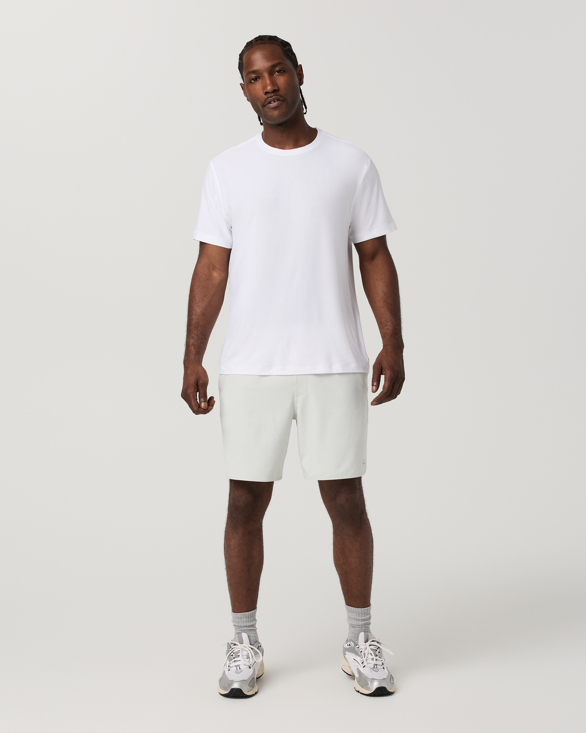 Banks Short Unlined 7" | Breeze Linen Texture