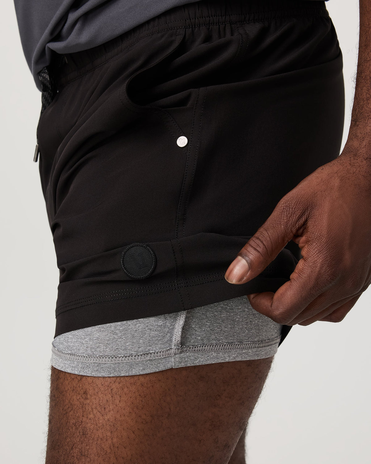 Kore Short Lined 5" | Black