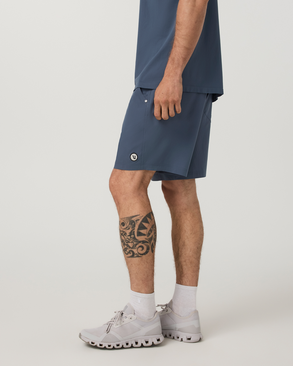 Kore Short Unlined 7" | Bay Blue/Ink