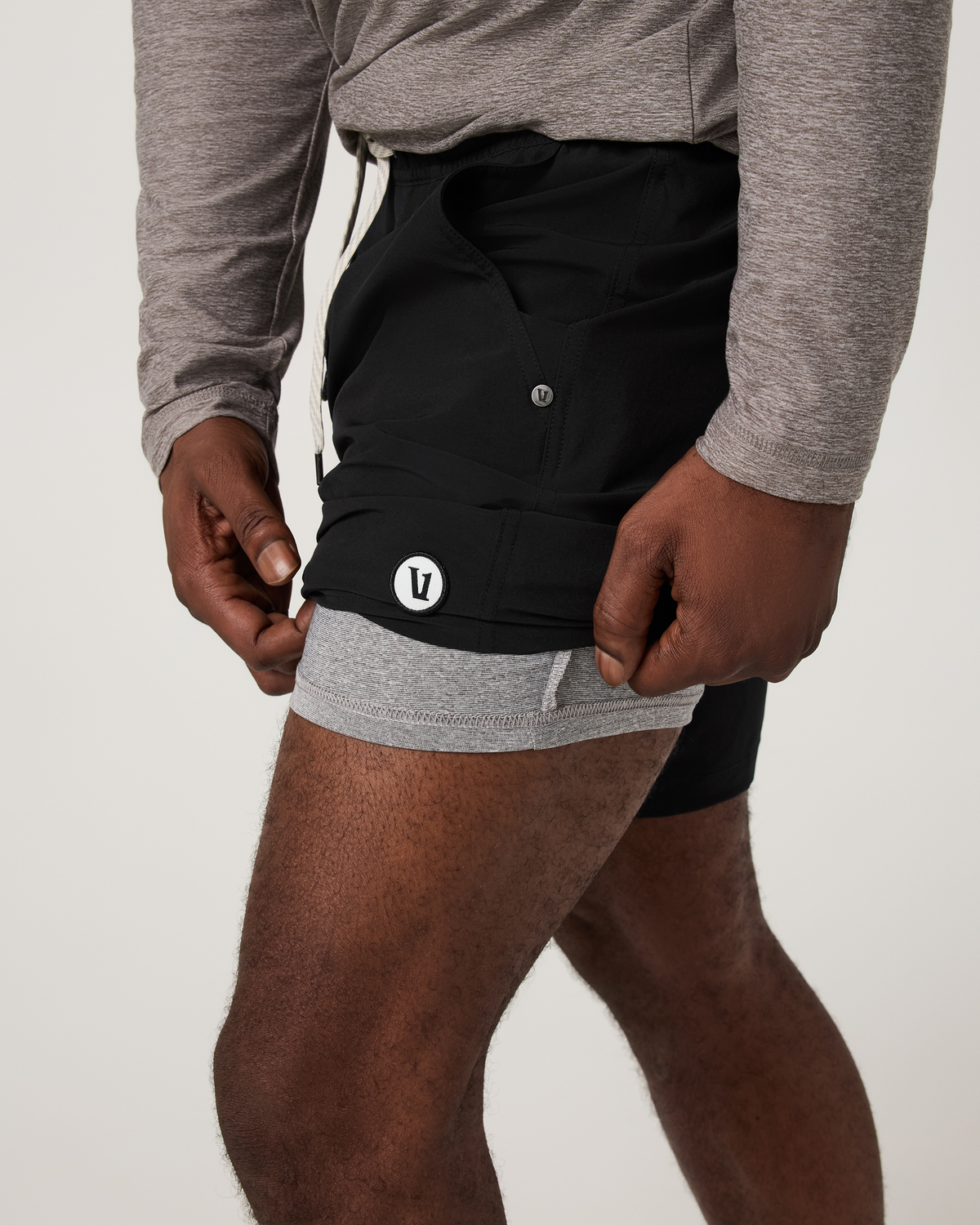 Kore Short Lined 9" | Black Tonal