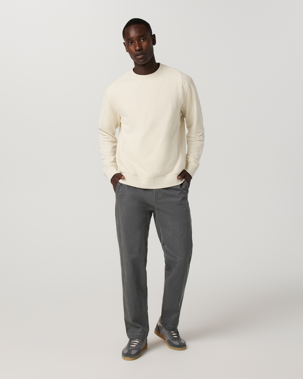 Fletcher Chino Pant Classic Fit 30" | Dark Pewter