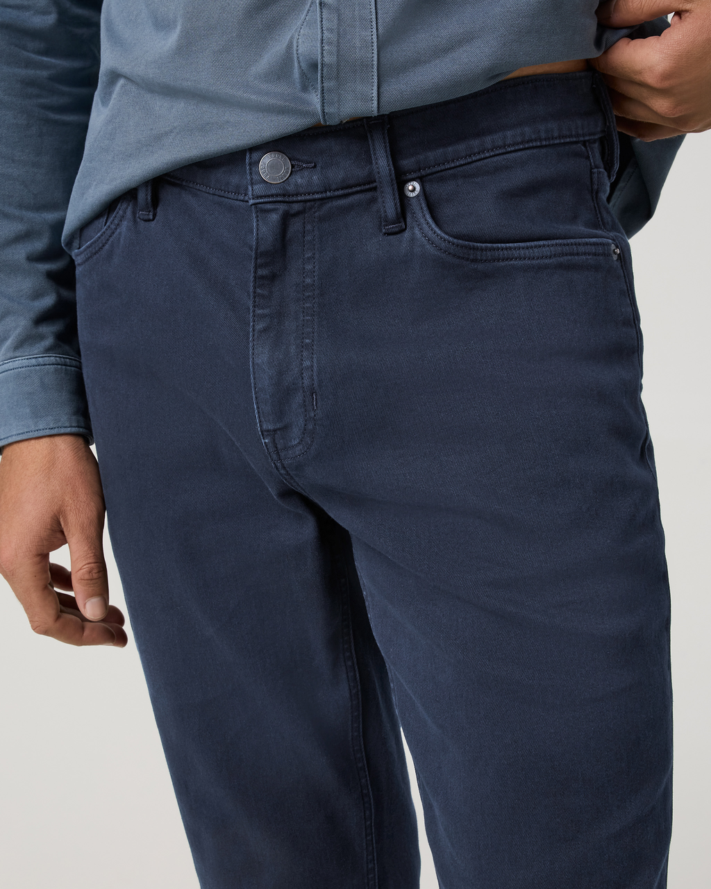 Benton Stretch Twill Pant Athletic Slim Fit 30" | French Roast