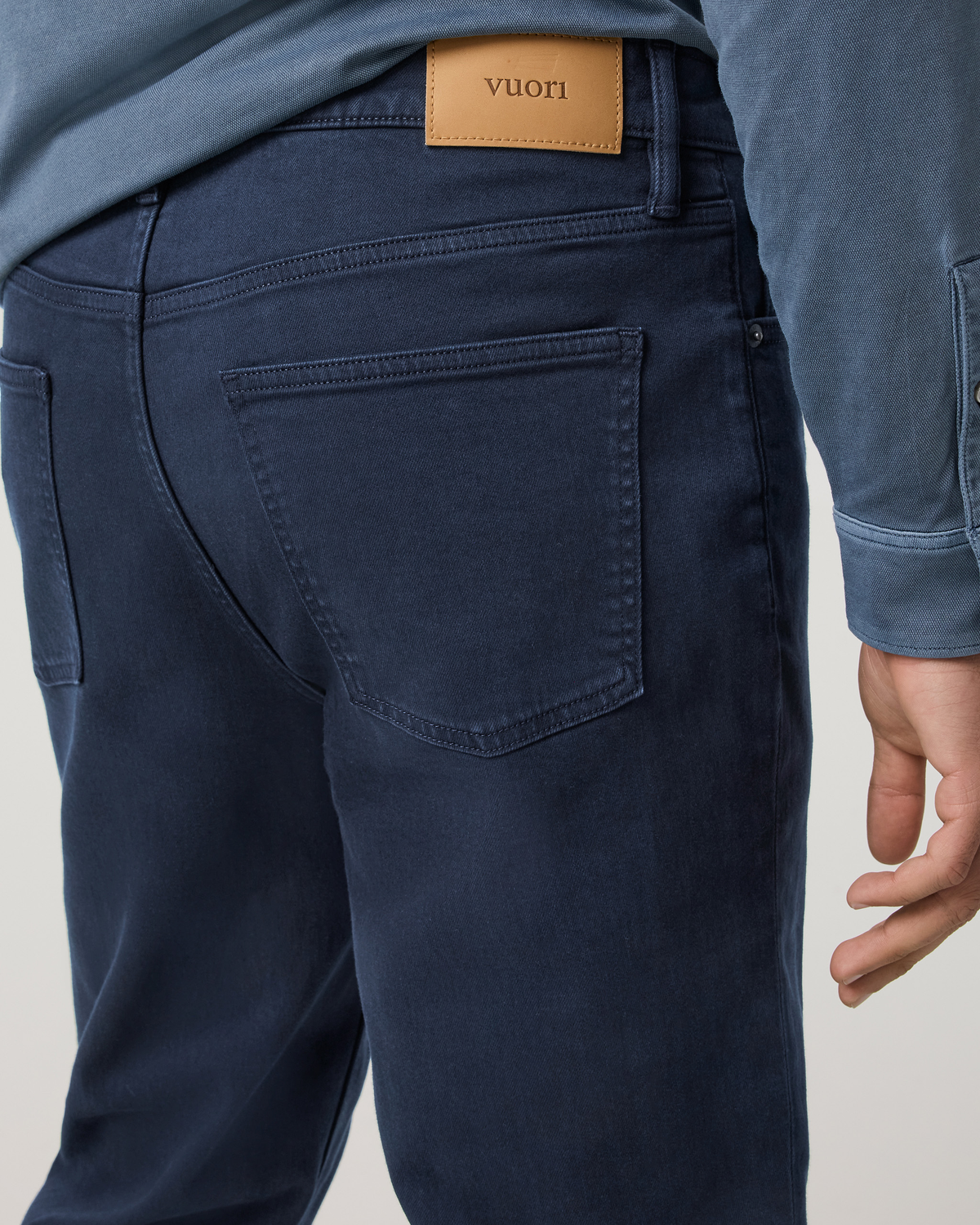 Benton Stretch Twill Pant Athletic Slim Fit 30" | French Roast