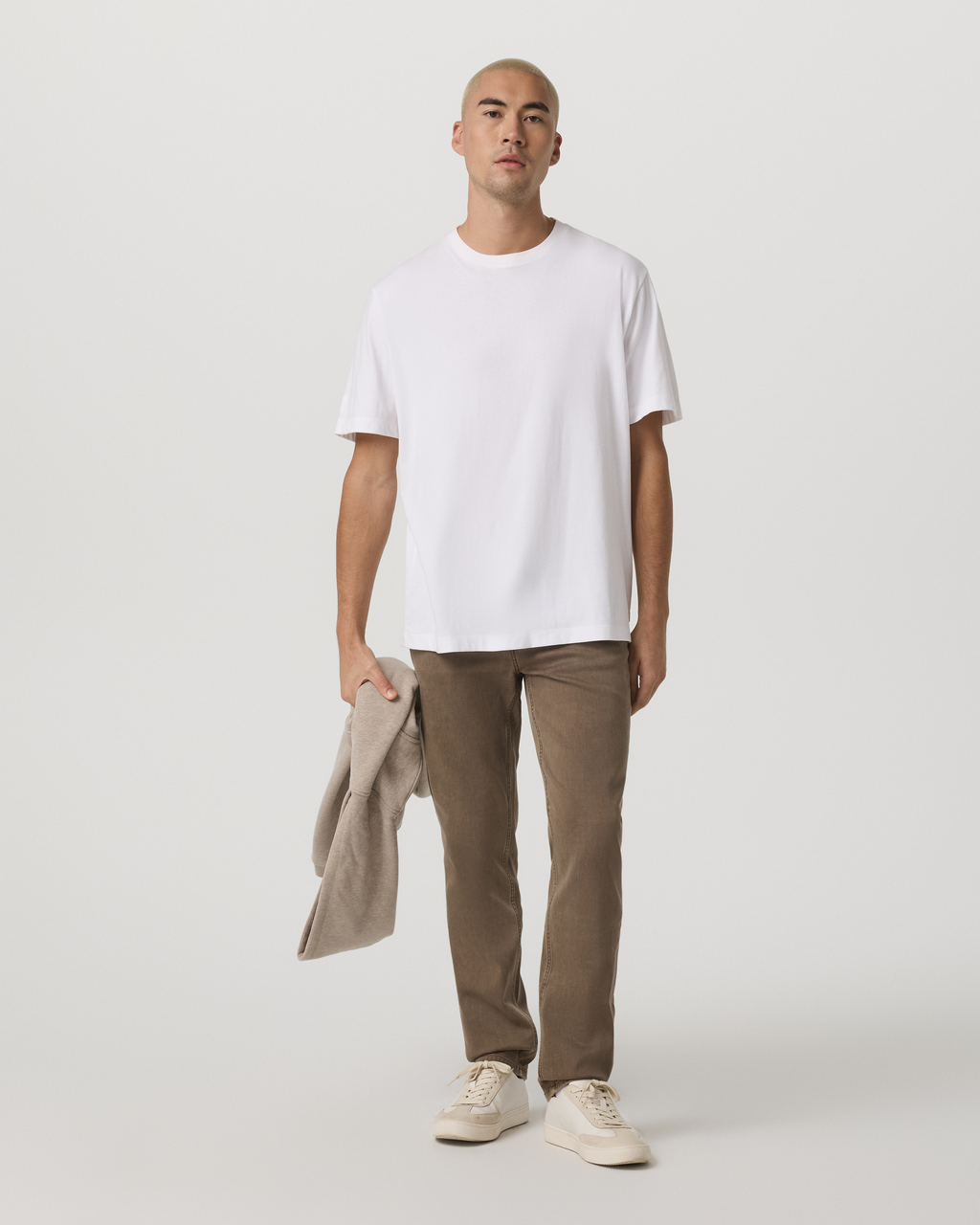 Benton Stretch Twill Pant Athletic Slim Fit 30" | Peppercorn