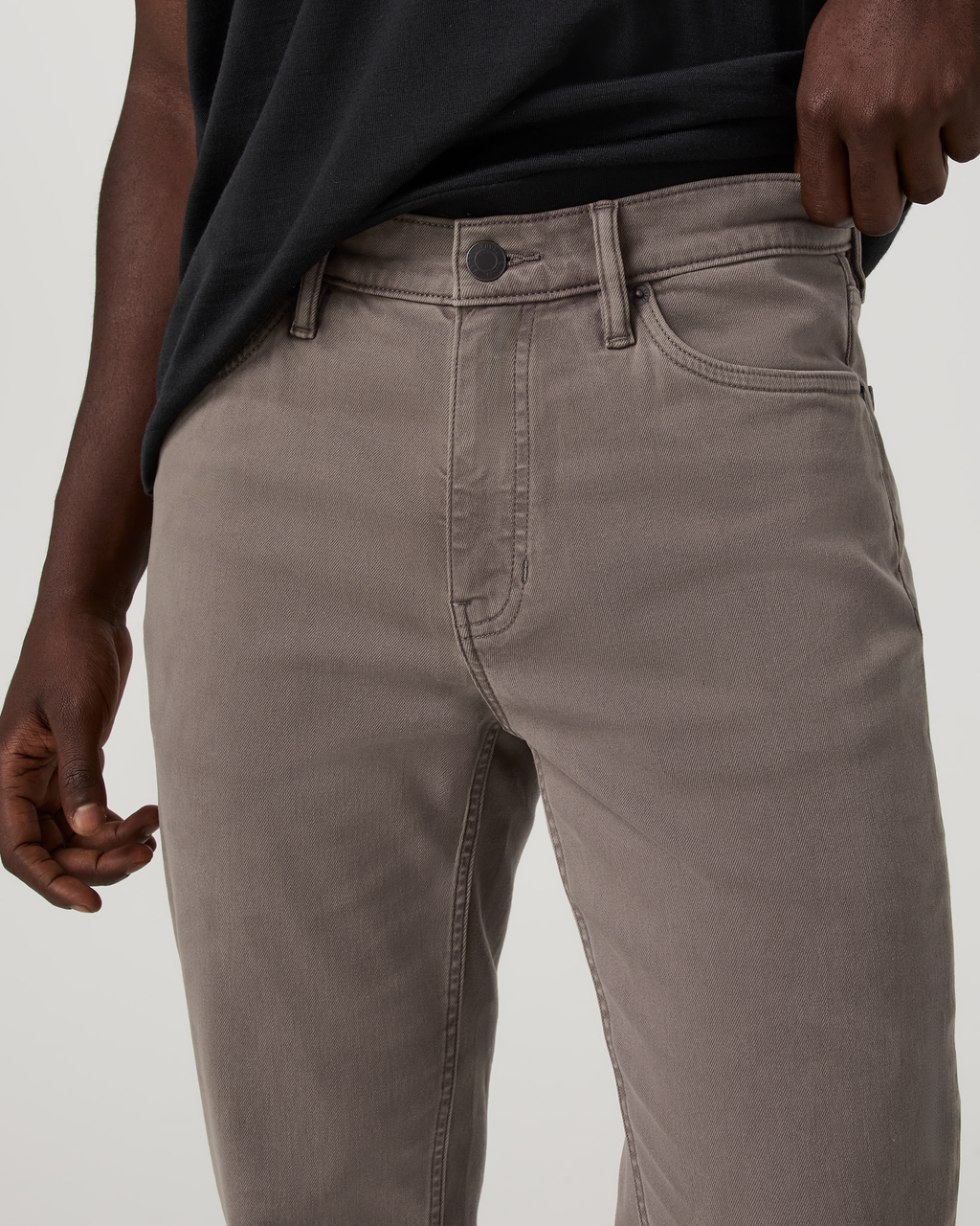 Benton Stretch Twill Pant Athletic Slim Fit 30" | Cavern Grey