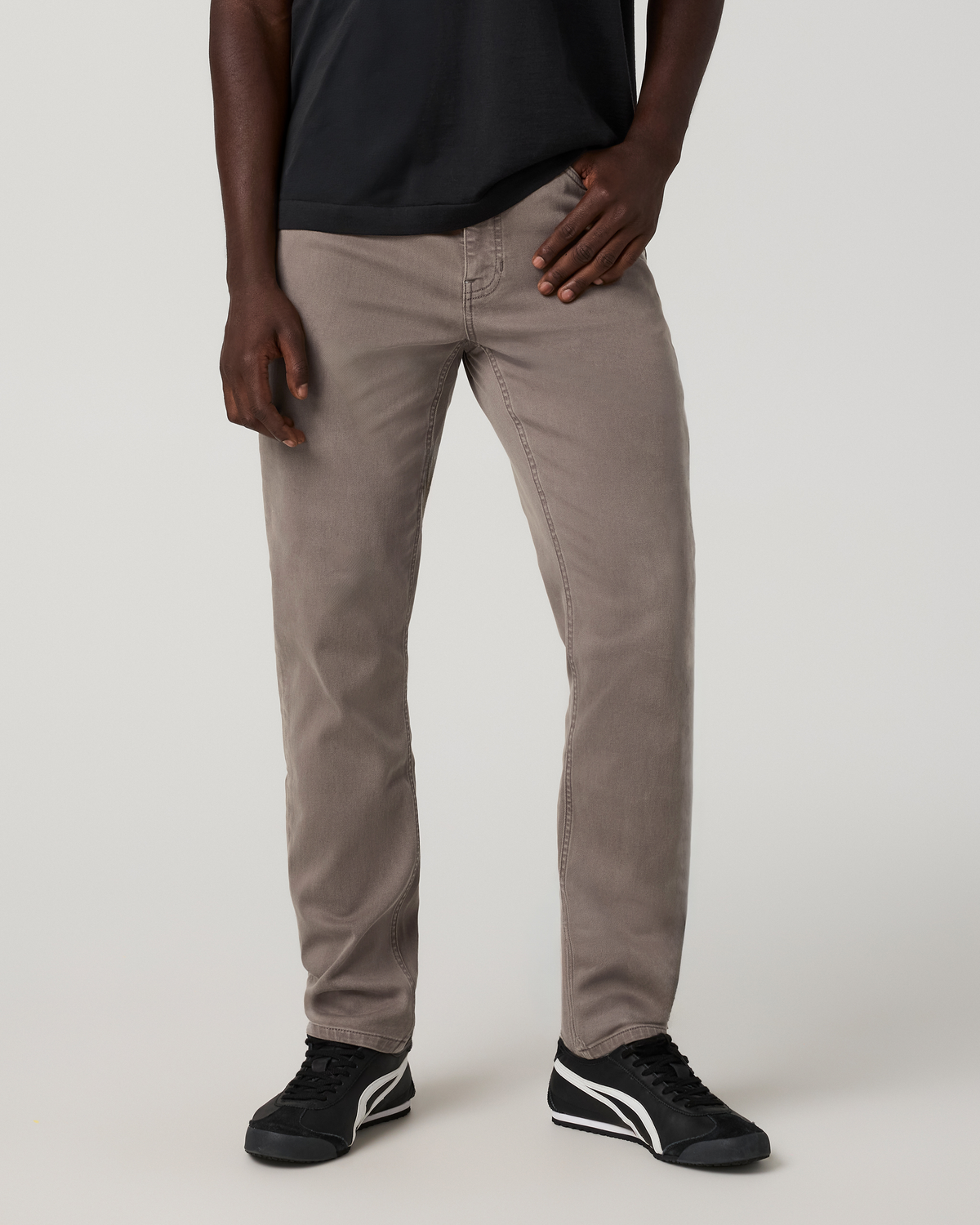 Benton Stretch Twill Pant Athletic Slim Fit 32" | Cavern Grey