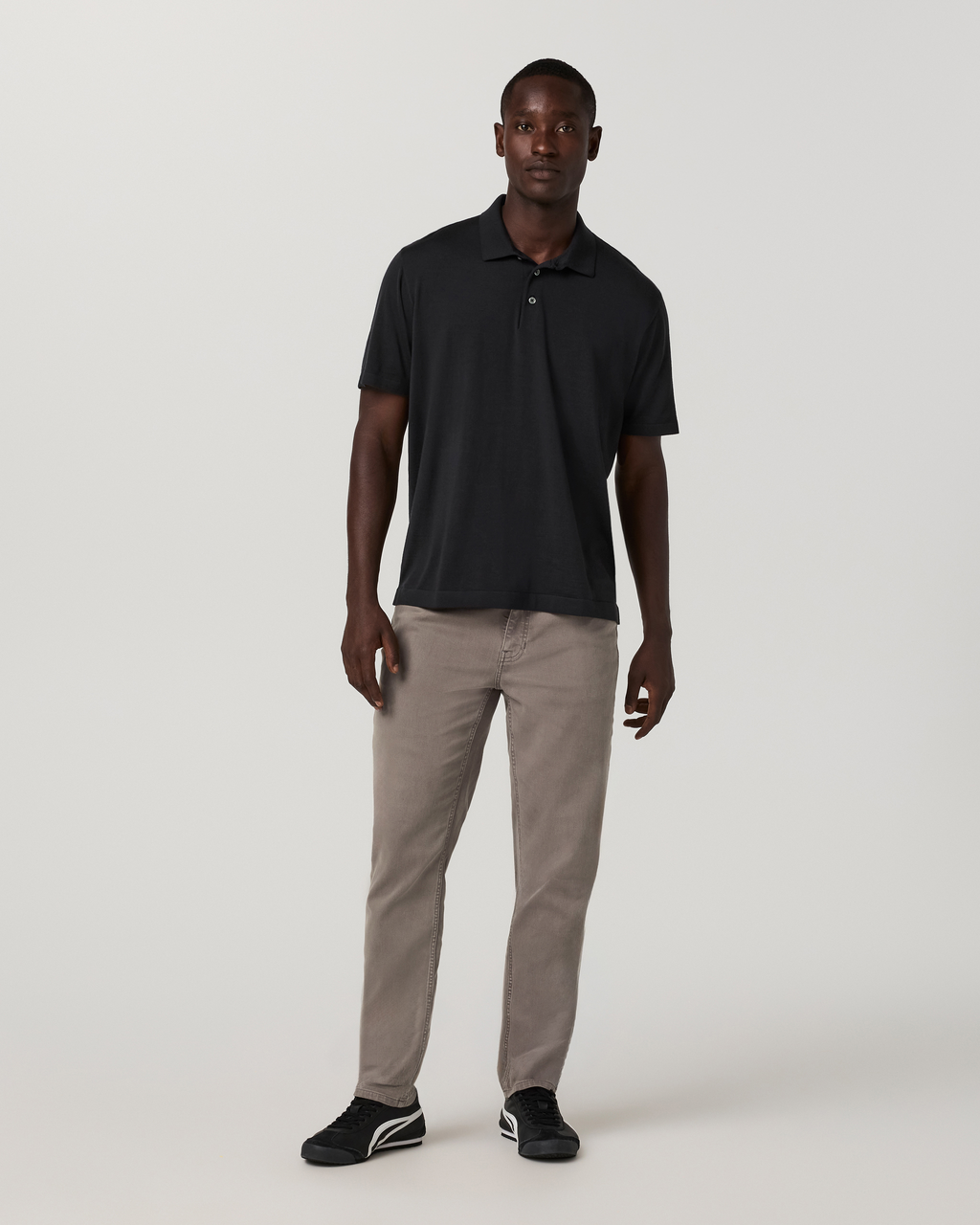 Benton Stretch Twill Pant Athletic Slim Fit 32" | Smokey Taupe