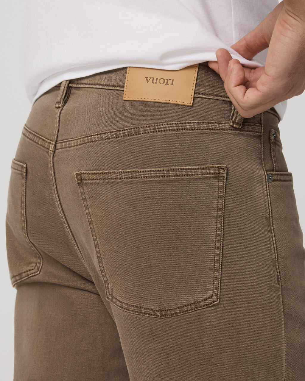 Benton Stretch Twill Pant Classic Fit 30" | Peppercorn