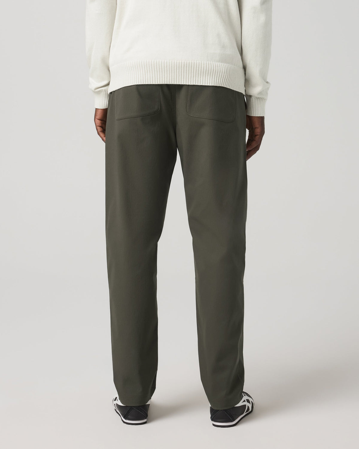 Cascade Elastic Waist Trouser Classic Fit 30" | Heather Grey