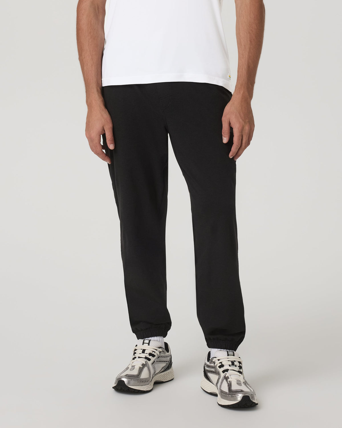 Coronado Mixed Media Sweatpant 28" | Black Heather