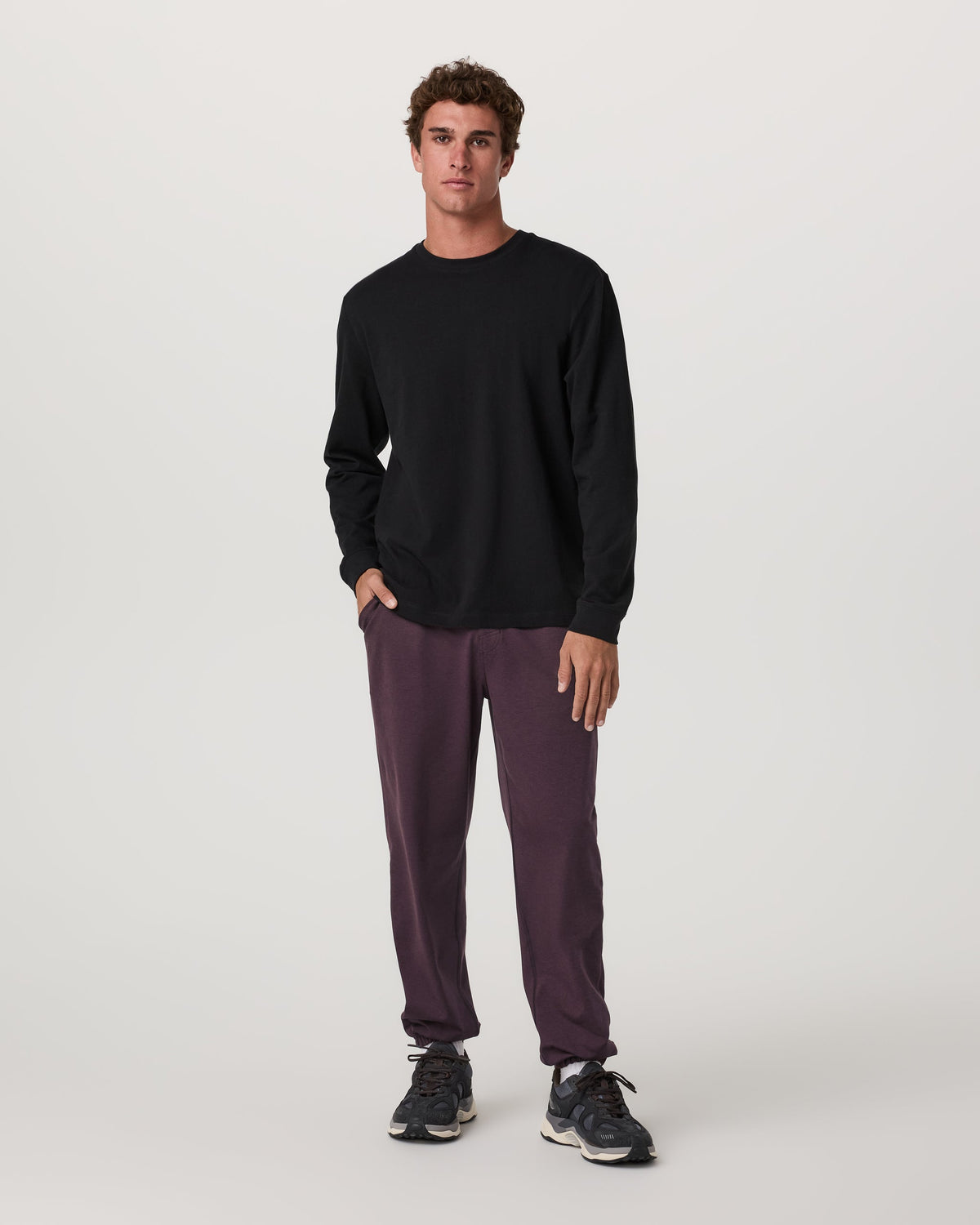 Coronado Sweatpant | Raisin Heather