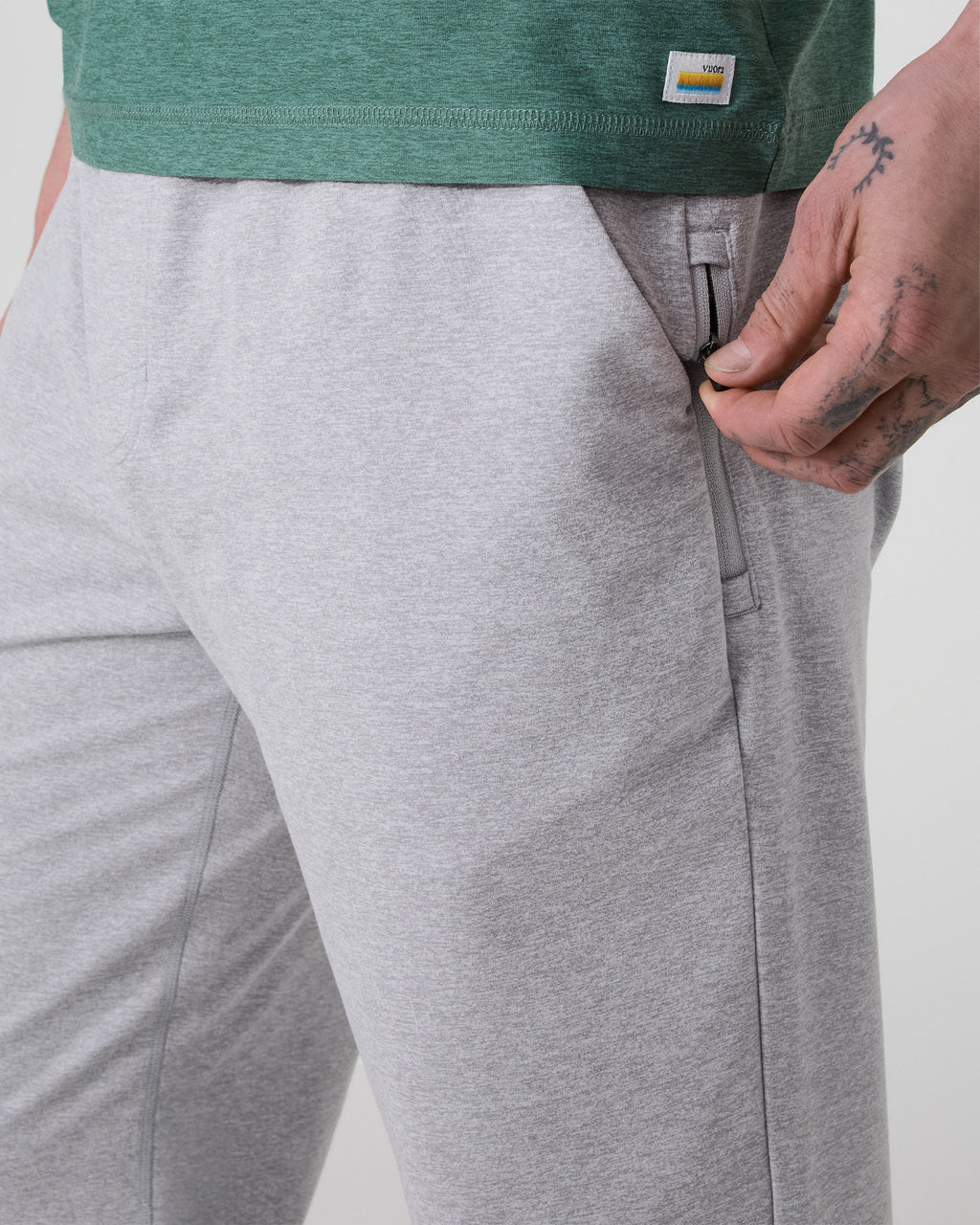 Coronado Sweatpant - Long | Light Heather Grey