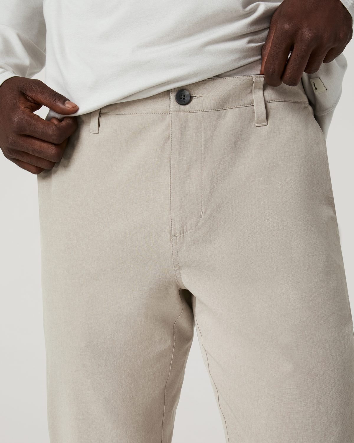 Aim Trouser Athletic Slim Fit 30” | Salt Linen Texture