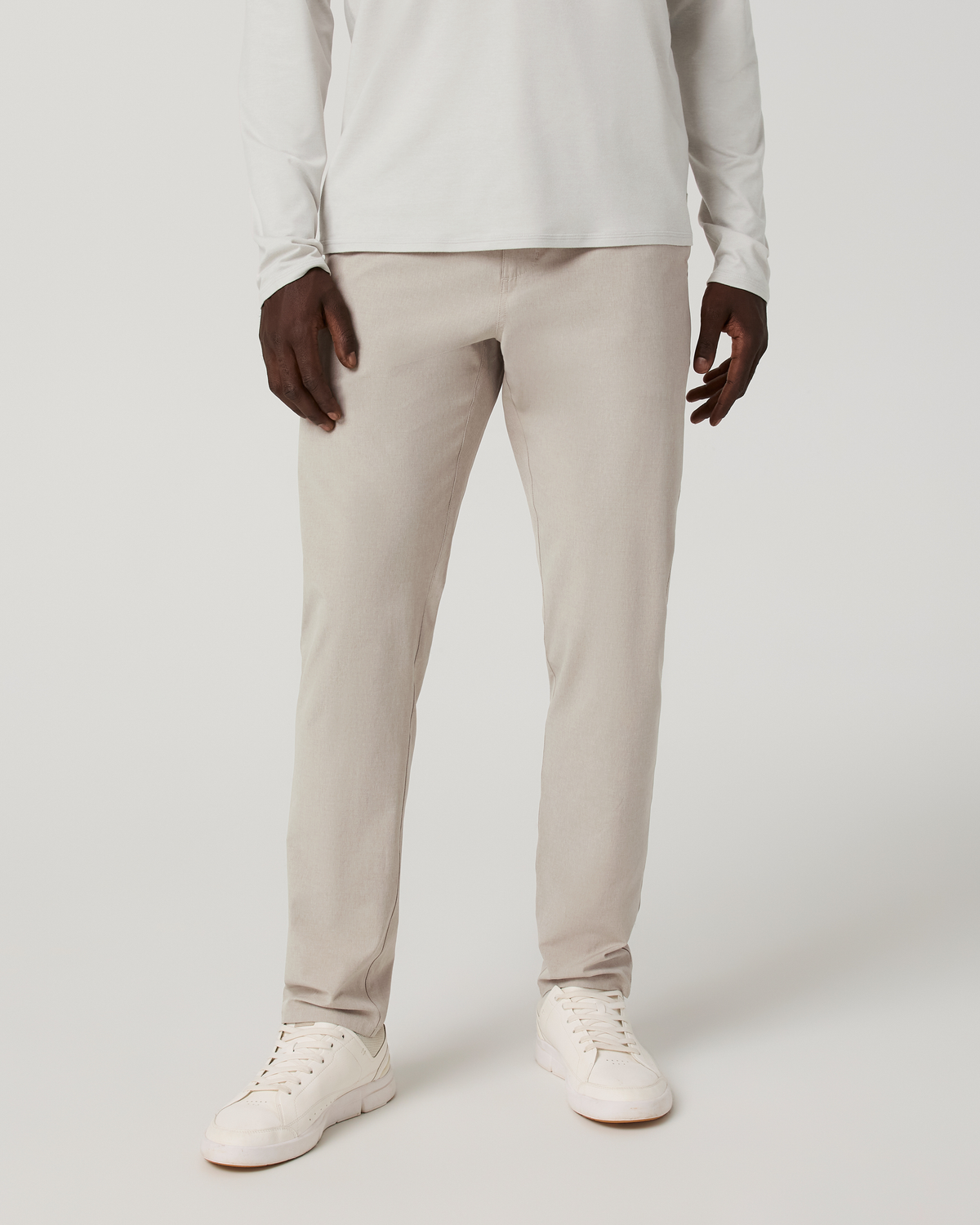 Aim Trouser Athletic Slim Fit 30” | Salt Linen Texture