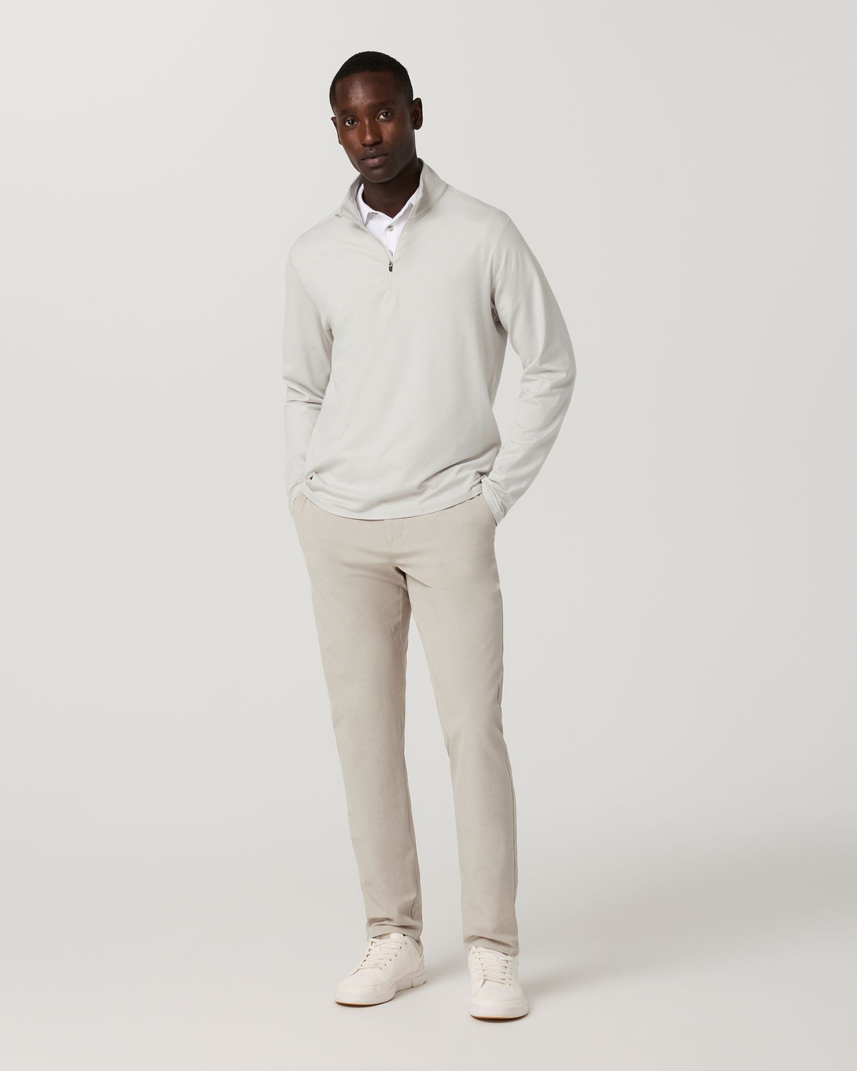 Aim Trouser Athletic Slim Fit 30” | Salt Linen Texture