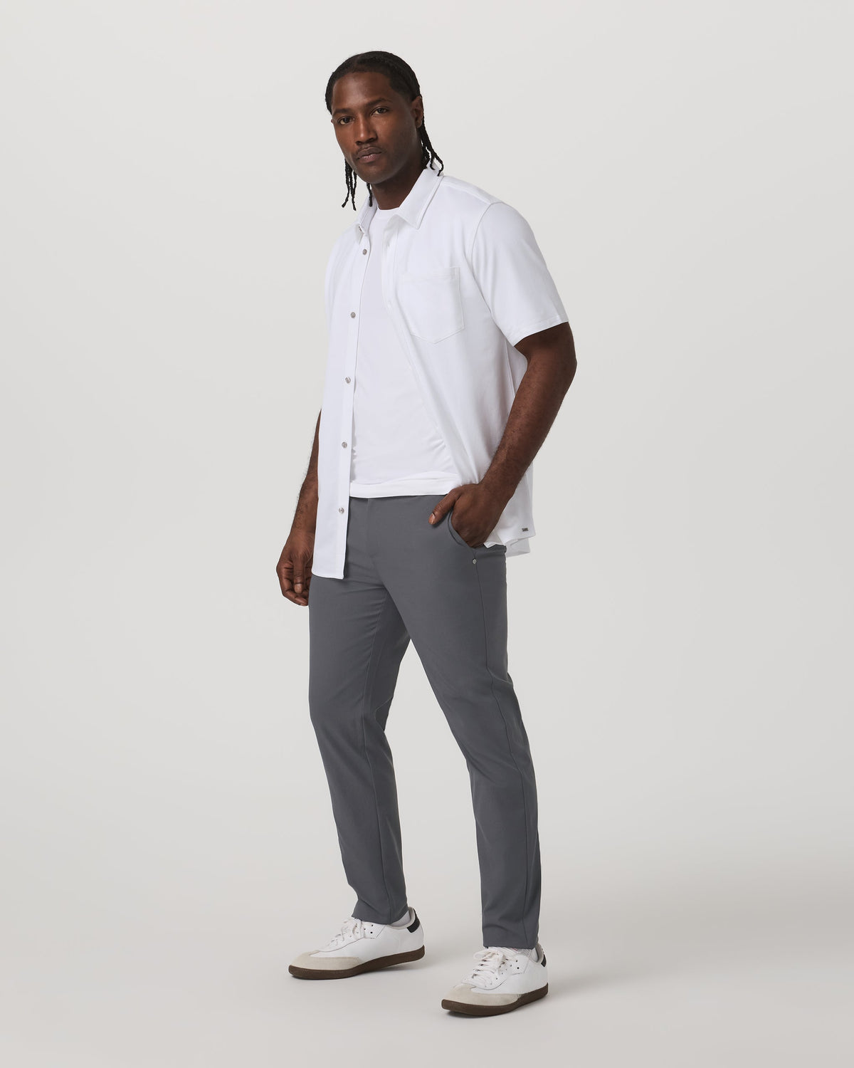 Cascade Tech Chino Pant Athletic Slim Fit 32" | Charcoal