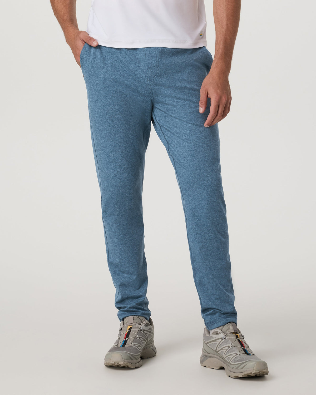 Coronado Pant 30" | Pool Blue Heather