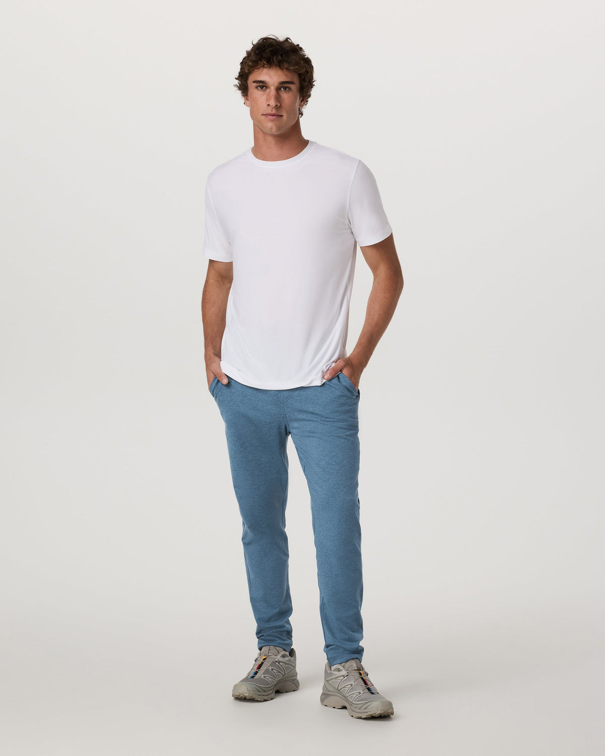Coronado Pant 30" | Pool Blue Heather