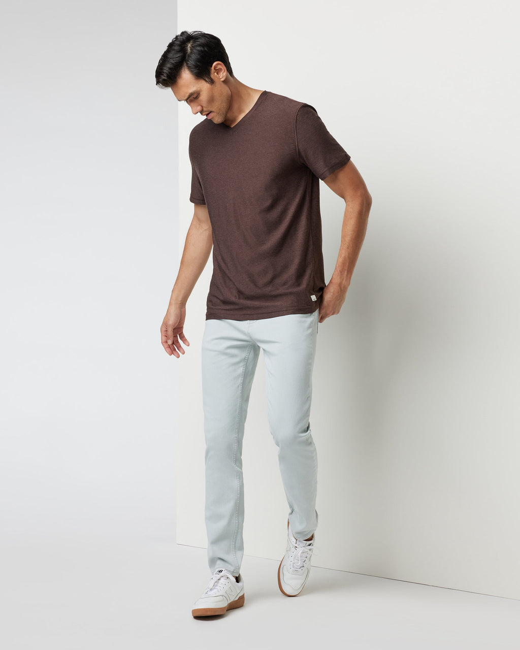 Benton Stretch Twill Pant | Sky Grey