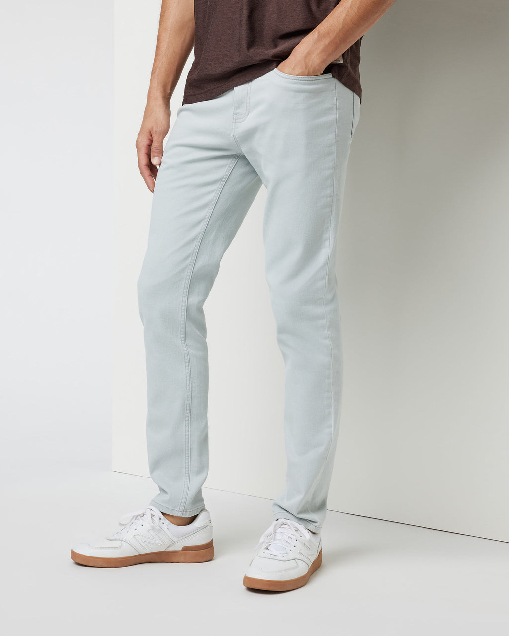 Benton Stretch Twill Pant | Sky Grey