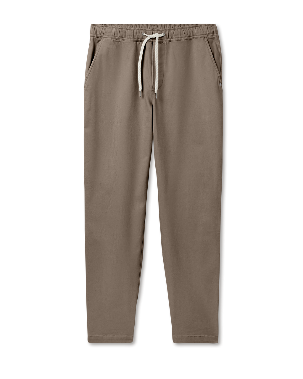Fletcher Elastic Waist Pant Athletic Slim Fit 30" | Oatmeal