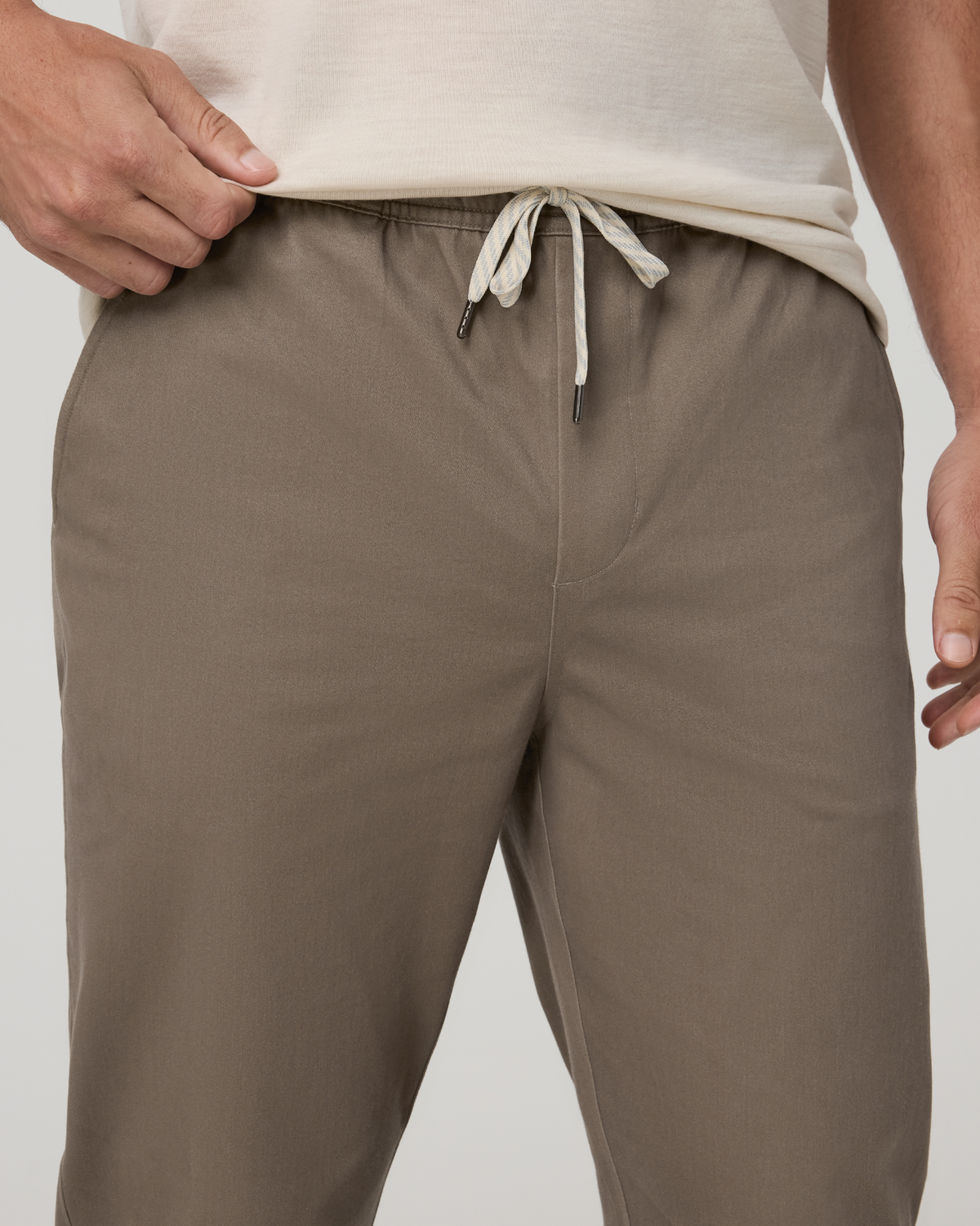 Fletcher Elastic Waist Pant Athletic Slim Fit 30" | Ocean Blue