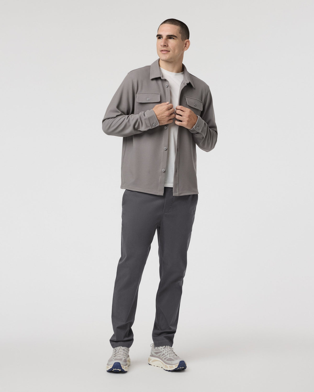 Fletcher Elastic Waist Pant Athletic Slim Fit 30" | Ocean Blue