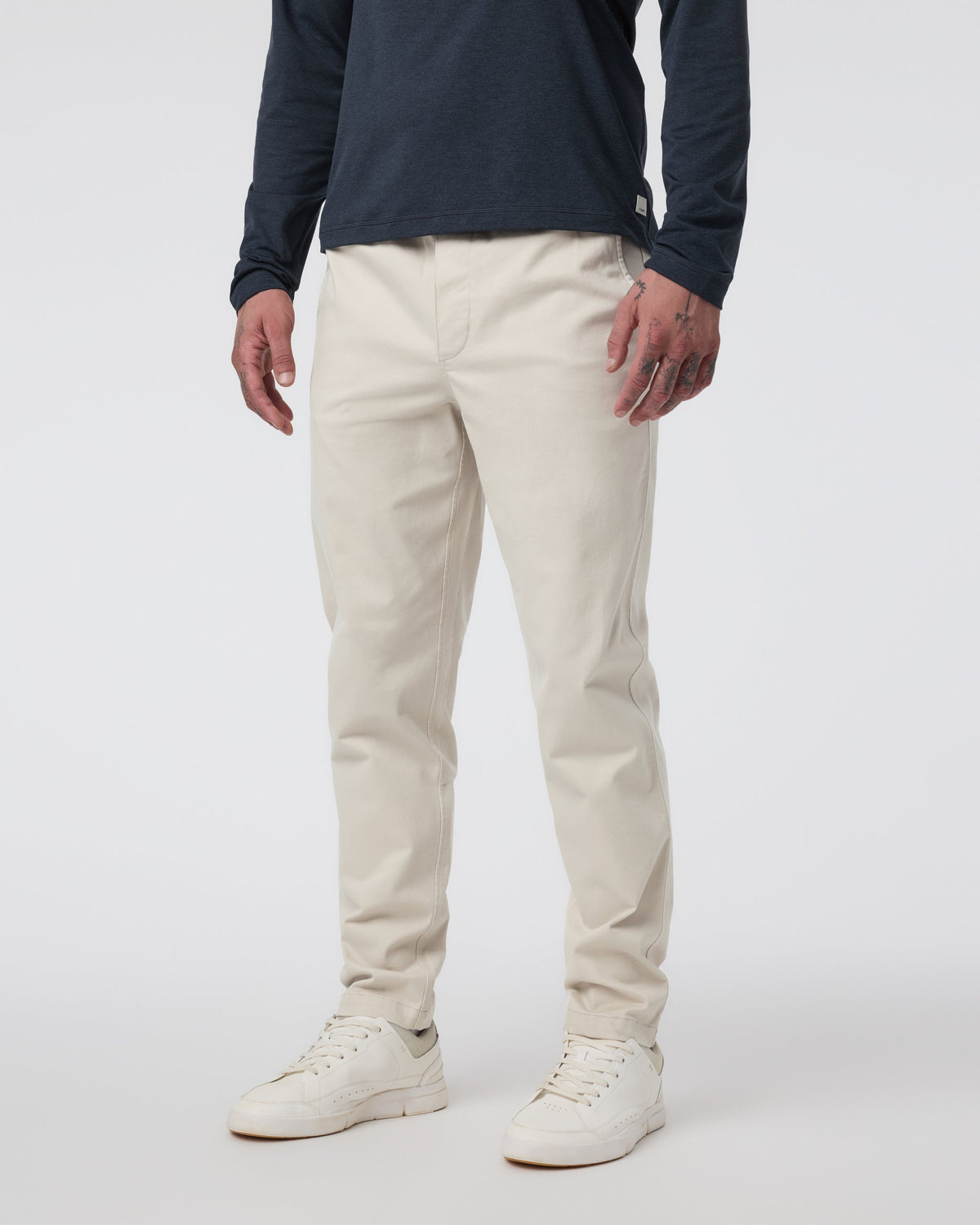 Fletcher Elastic Waist Pant Athletic Slim Fit 30" | Ocean Blue