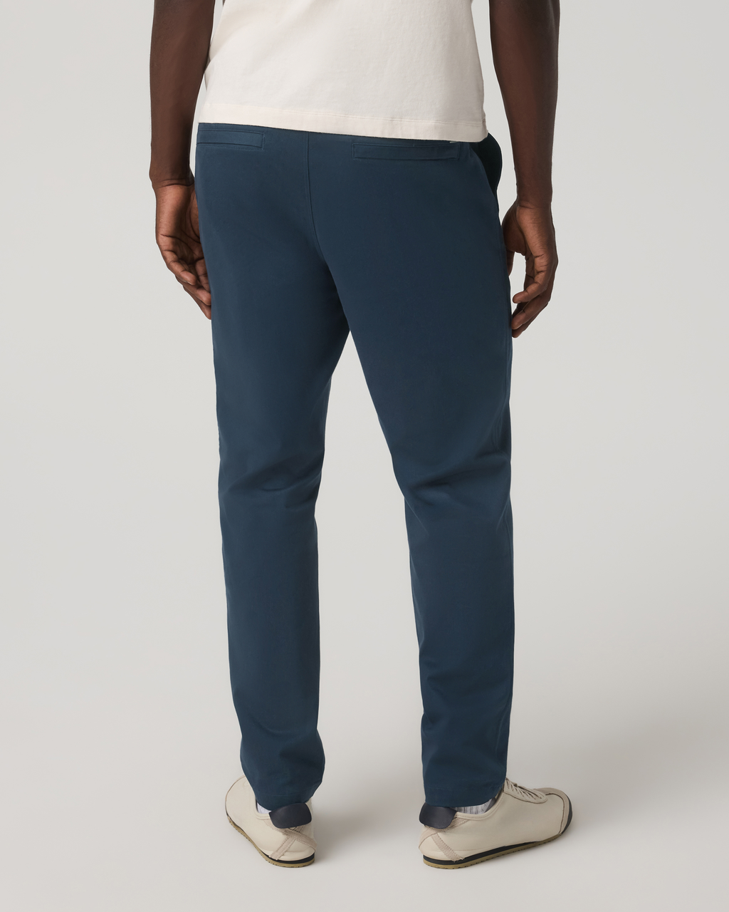 Fletcher Elastic Waist Pant Athletic Slim Fit 30" | Ocean Blue