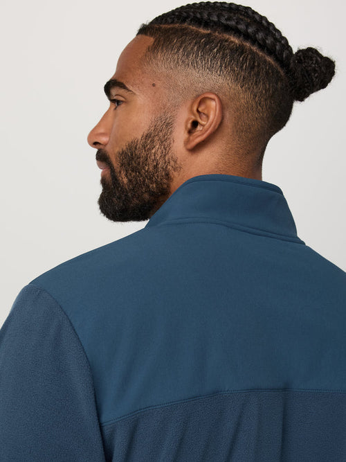 Aspen Half Snap | Ocean Blue