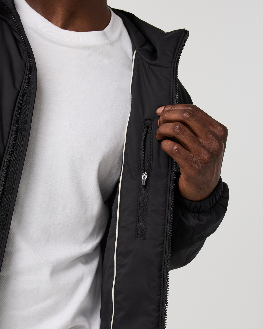 Echo Hooded Jacket | Truffle