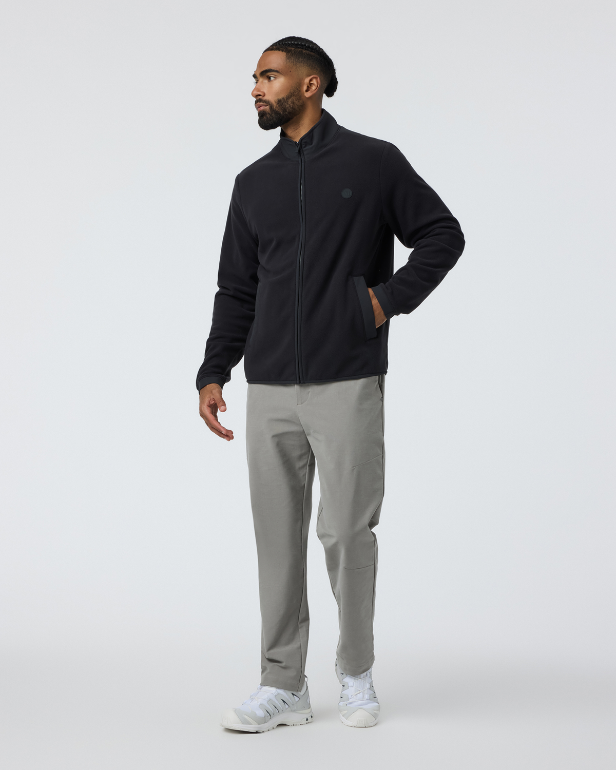Aspen Full Zip Jacket | Black