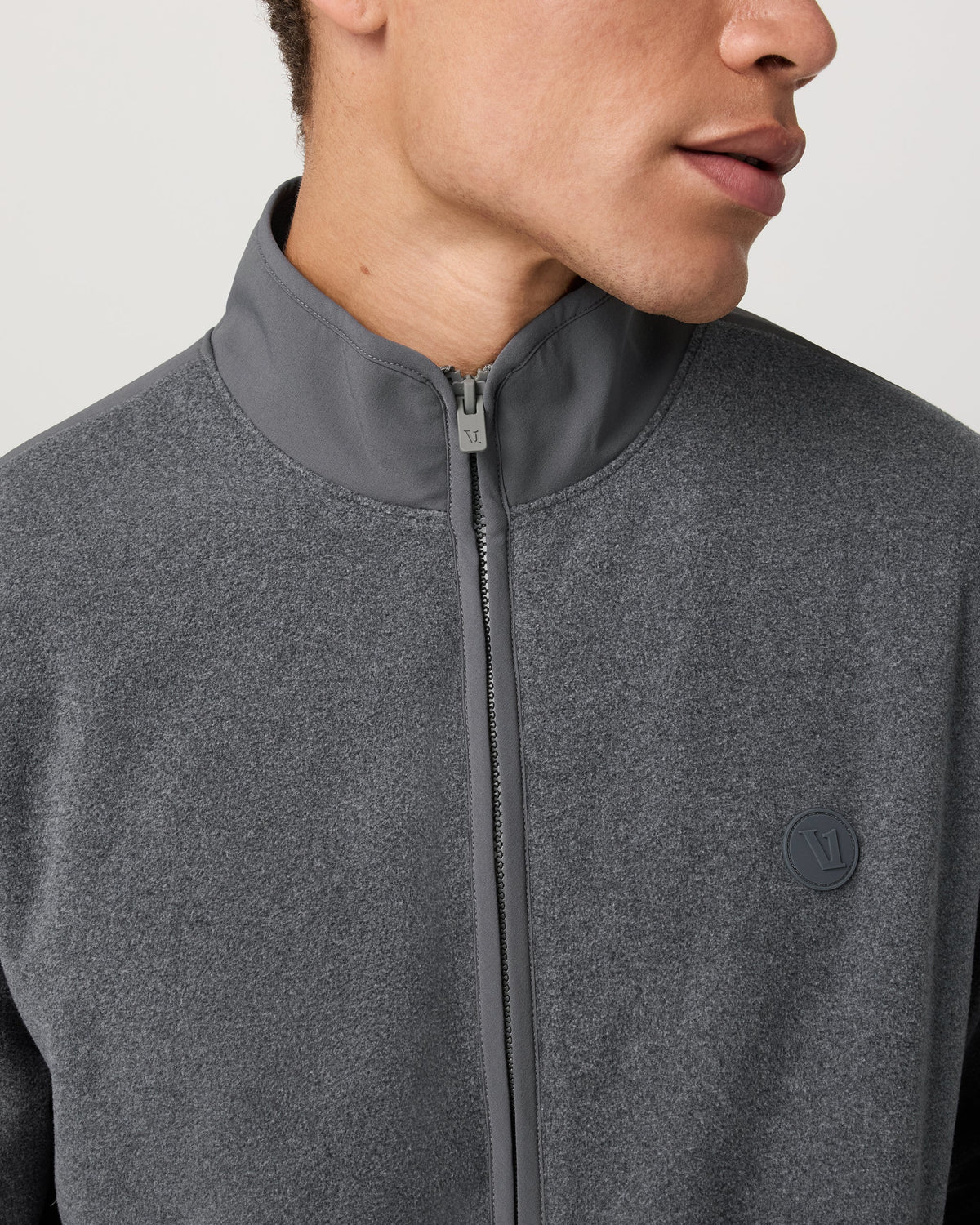 Aspen Full Zip Jacket | Heather Grey