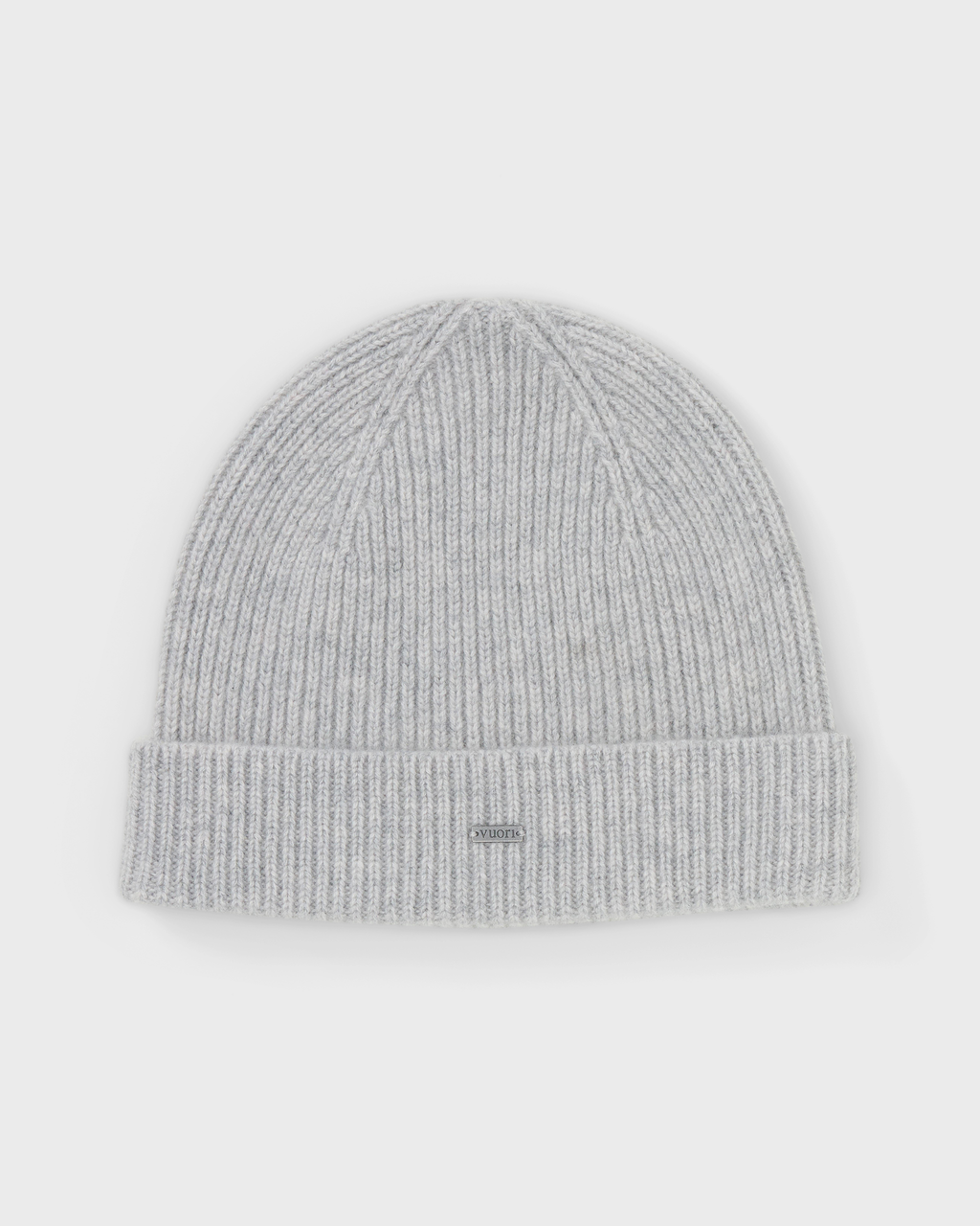 Cashmere Beanie | Pale Grey Heather