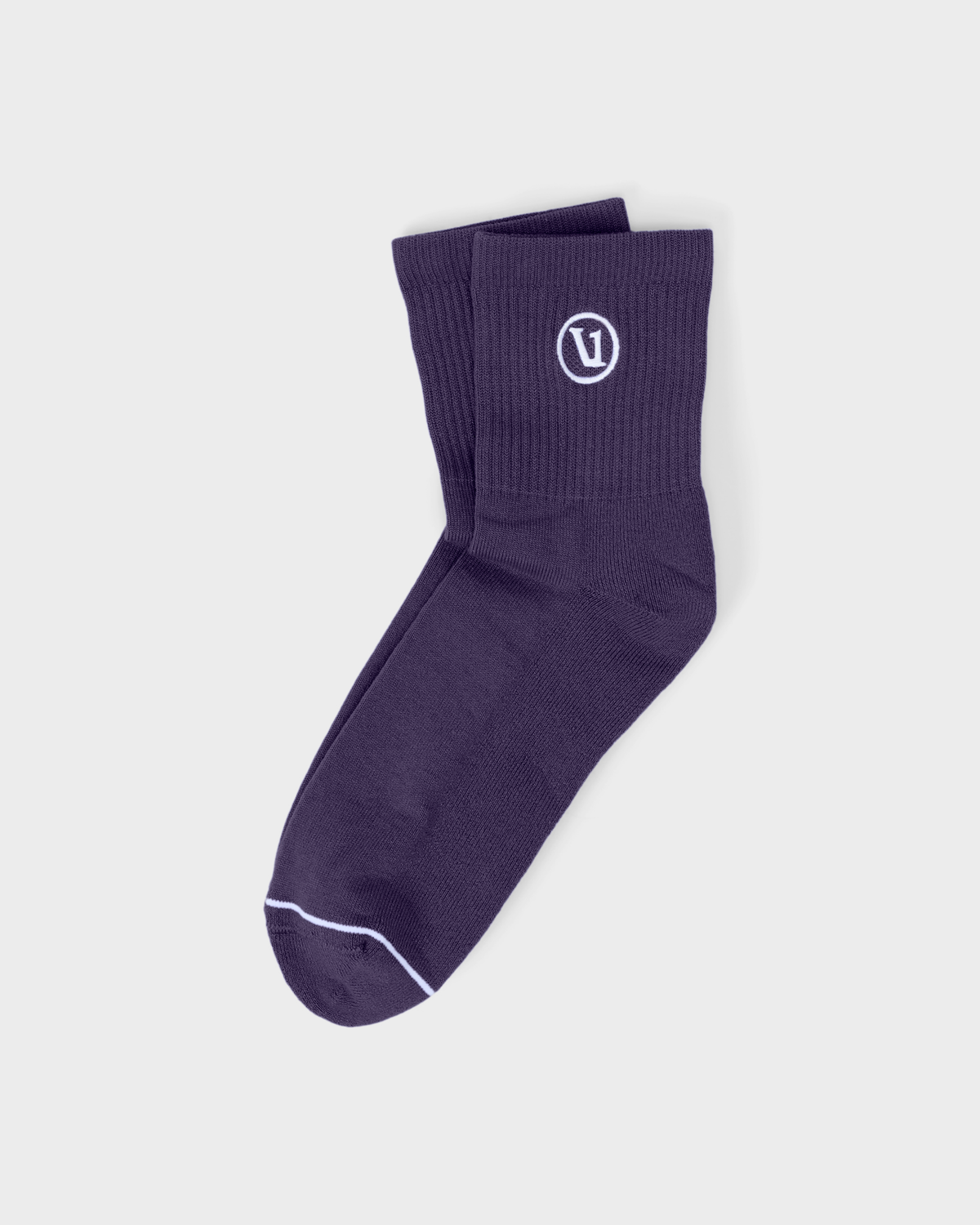 Half Crew Sock 2.0 | Light Heather Grey