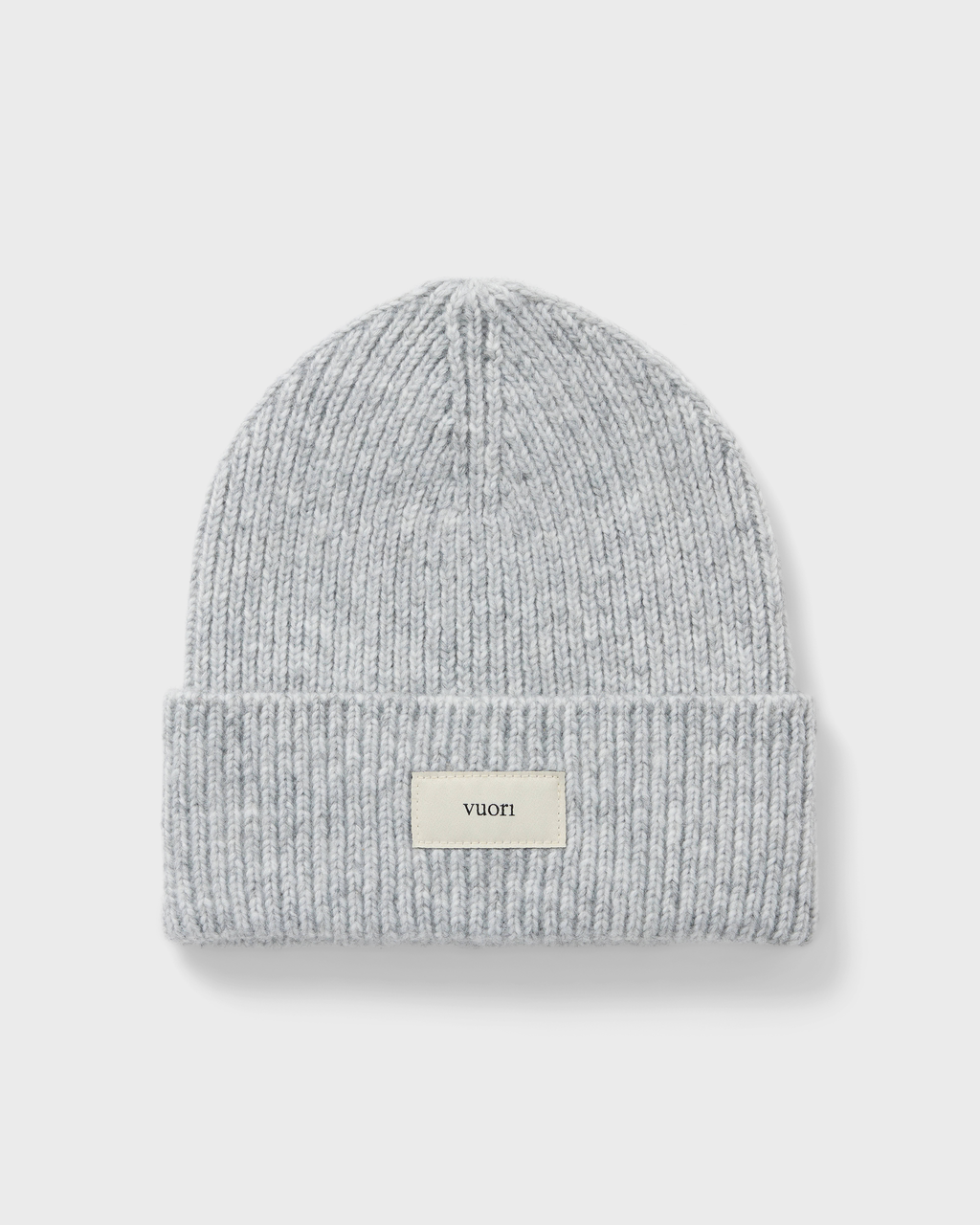 Label Beanie 2.0 | Pale Grey Heather