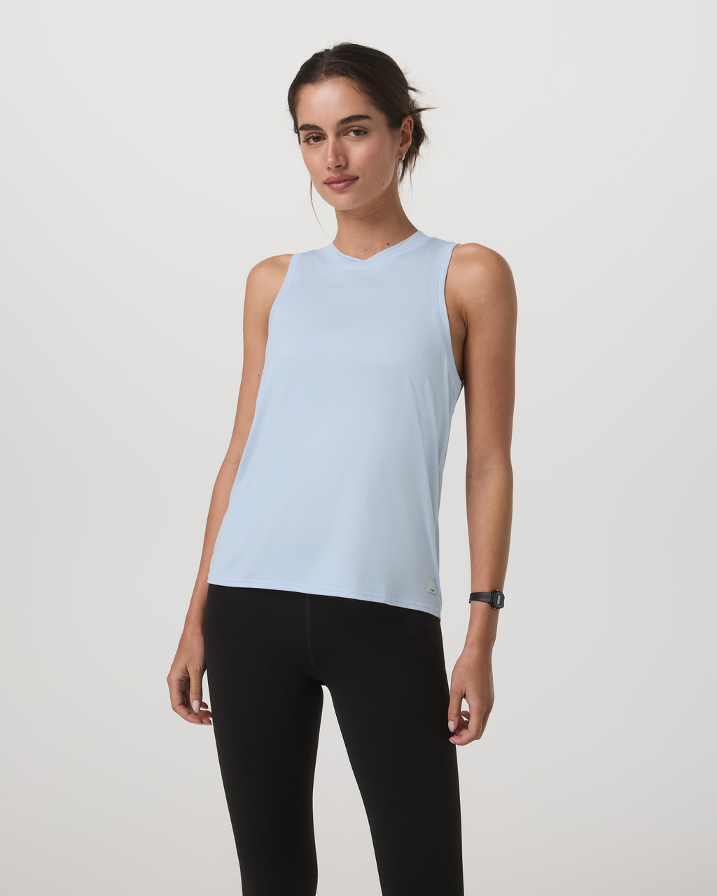 Energy Top Long | Soft Sky Heather