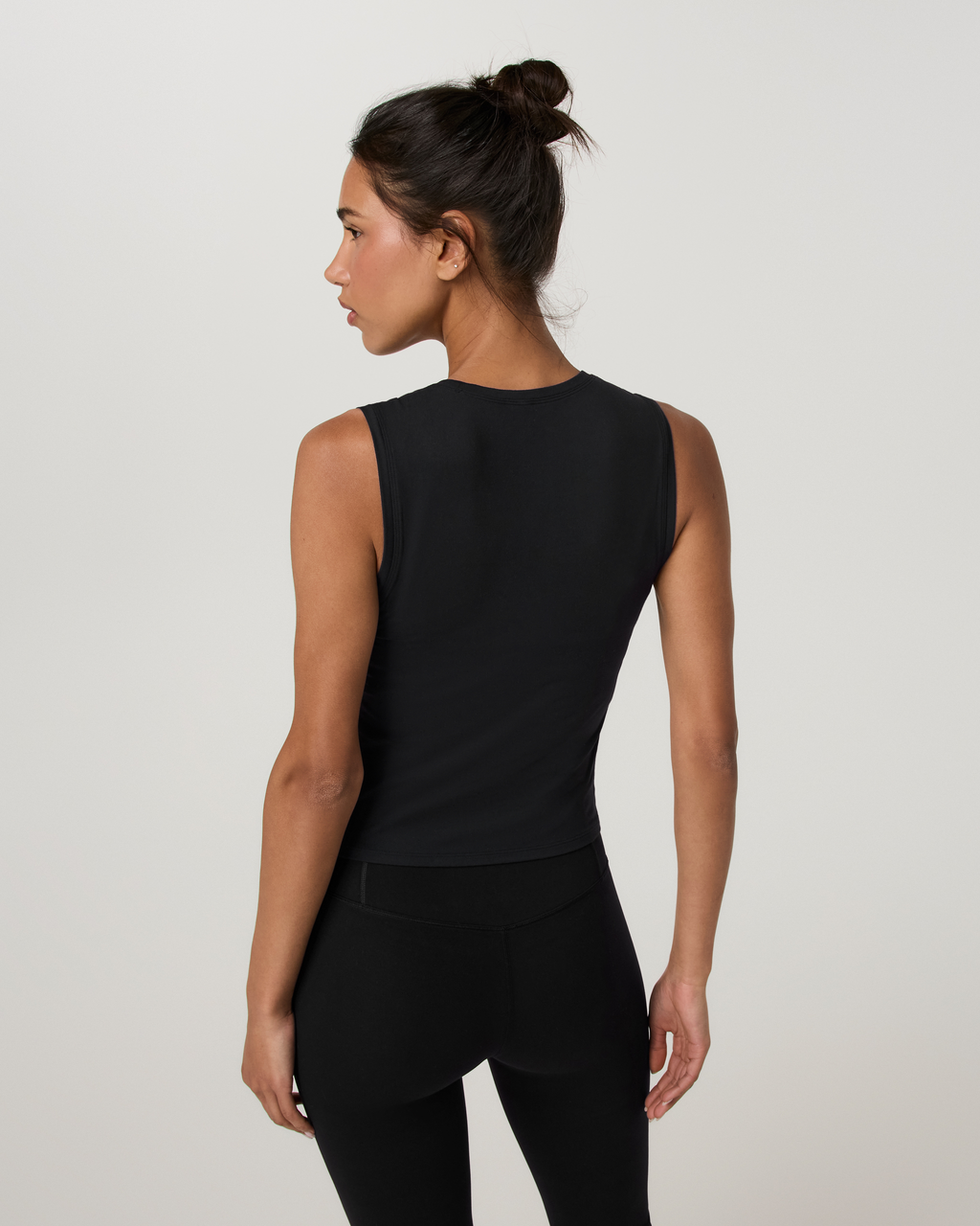 Halo Essential Scoop Tank | Khaki Heather