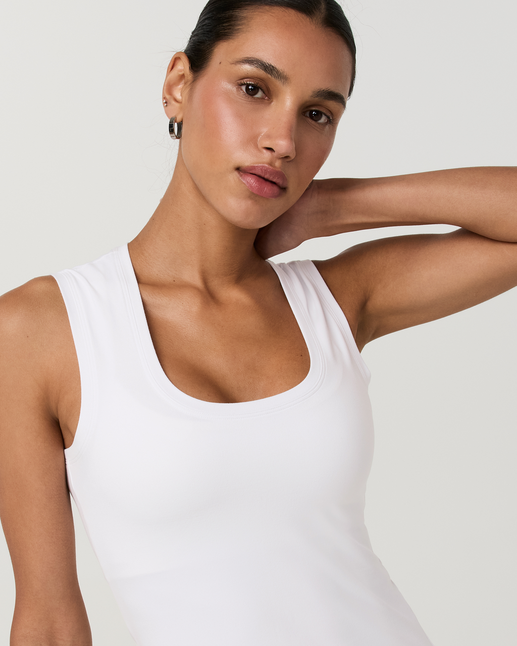 Halo Essential Scoop Tank | Blue Coast Heather