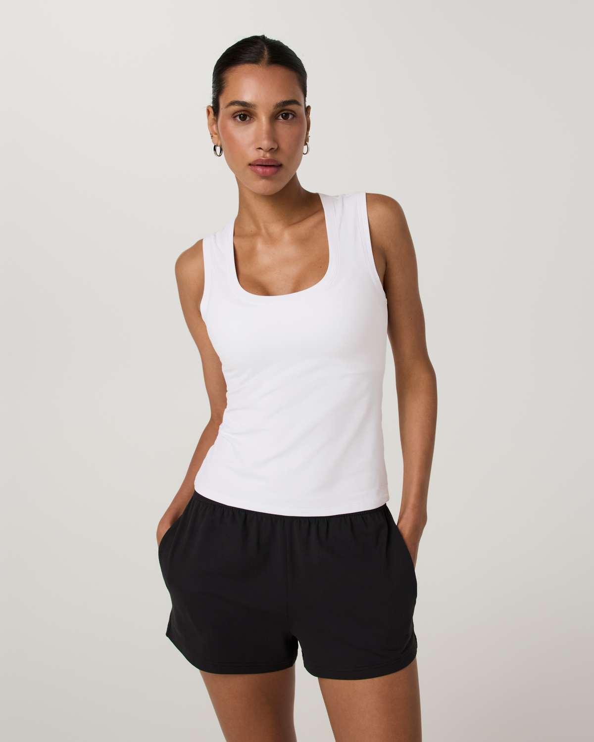 Halo Essential Scoop Tank | Hemlock Heather