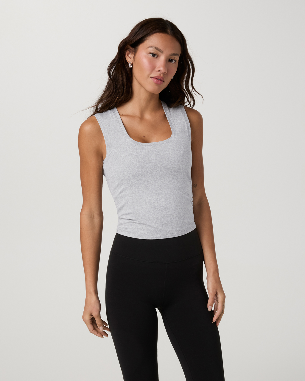 Halo Essential Scoop Tank | Hemlock Heather